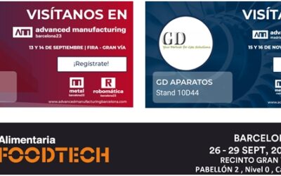 Nous participons à MetalBarcelona, Foodtech et MetalMadrid.